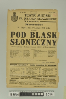 POD BLASK SŁONECZNY