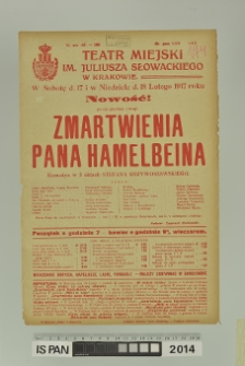 ZMARTWIENIA PANA HAMELBEINA