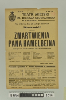 ZMARTWIENIA PANA HAMELBEINA