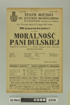 MORALNOŚĆ PANI DULSKIEJ