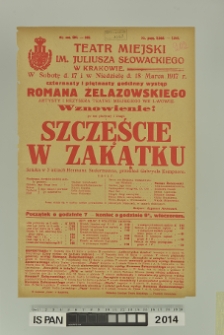 SZCZĘŚCIE W ZAKĄTKU