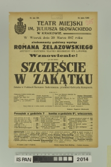 SZCZĘŚCIE W ZAKĄTKU