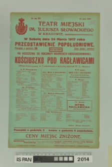 KOŚCIUSZKO POD RACŁAWICAMI
