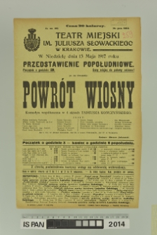 POWRÓT WIOSNY