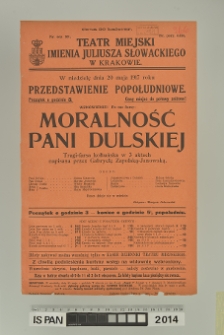 MORALNOŚĆ PANI DULSKIEJ