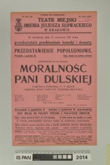 MORALNOŚĆ PANI DULSKIEJ