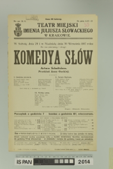 KOMEDYA SŁ&Oacute;W