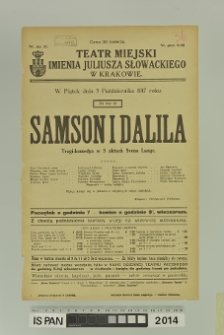 SAMSON I DALILA
