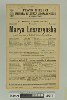 MARYA LESZCZYŃSKA