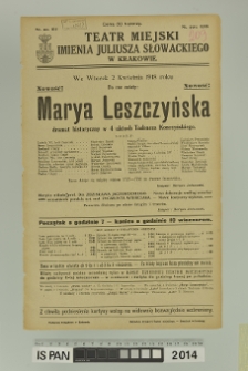 MARYA LESZCZYŃSKA