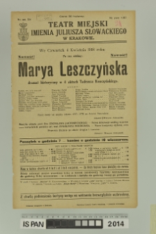 MARYA LESZCZYŃSKA