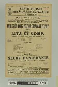 WIECZÓR MUZYCZNO-DRAMATYCZNY.UWERTURA Z „HALKI”