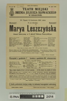 MARYA LESZCZYŃSKA