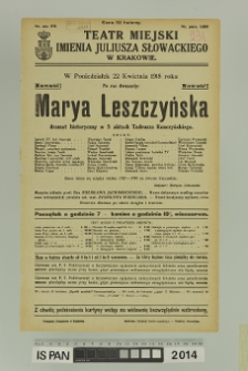 MARYA LESZCZYŃSKA