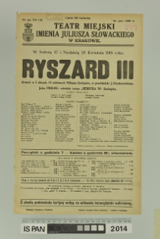 RYSZARD III