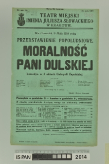 MORALNOŚĆ PANI DULSKIEJ