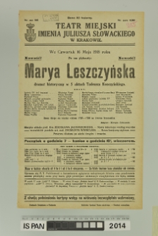 MARYA LESZCZYŃSKA