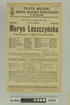 MARYA LESZCZYŃSKA