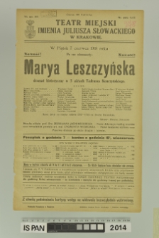 MARYA LESZCZYŃSKA