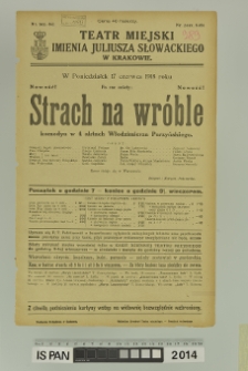 STRACH NA WRÓBLE