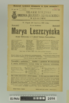 MARYA LESZCZYŃSKA