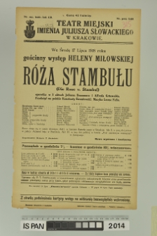 RÓŻA STAMBUŁU ( Die Rose v. Stambul)