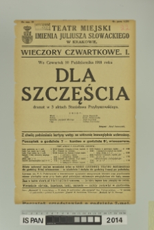 DLA SZCZĘŚCIA