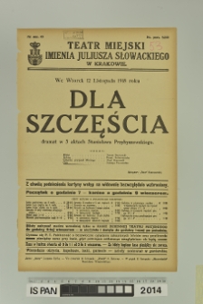 DLA SZCZĘŚCIA