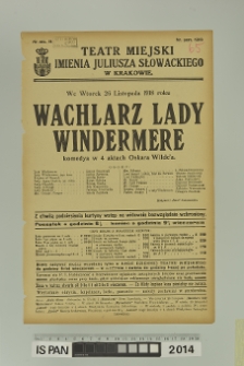 WACHLARZ LADY WINDERMERE