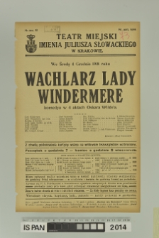 WACHLARZ LADY WINDERMERE