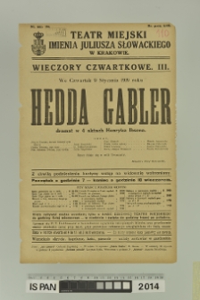 HEDDA GABLER