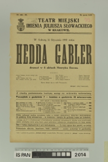 HEDDA GABLER