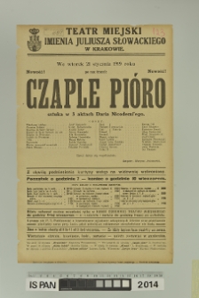 CZAPLE PIÓRO