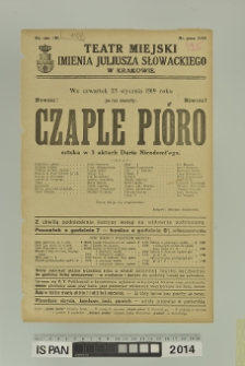 CZAPLE PIÓRO