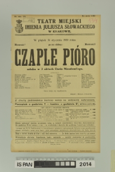CZAPLE PIÓRO