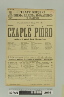 CZAPLE PIÓRO