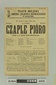 CZAPLE PIÓRO