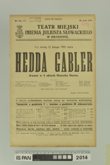 HEDDA GABLER