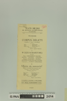 CORPUS DELICTI