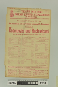 KOŚCIUSZKO POD RACŁAWICAMI