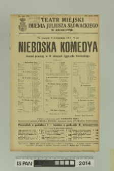 NIEBOSKA KOMEDYA