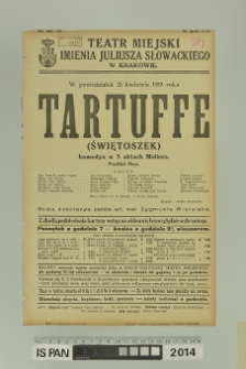 TARTUFFE (Świętoszek)
