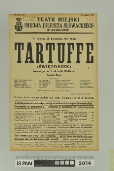 TARTUFFE (Świętoszek)