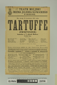 TARTUFFE (Świętoszek)