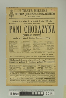 PANI CHORĄŻYNA (Wielki dzień)