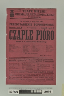 CZAPLE PIÓRO