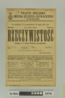 RZECZYWISTOŚĆ