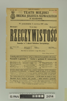 RZECZYWISTOŚĆ