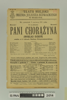PANI CHORĄŻYNA (Wielki dzień)
