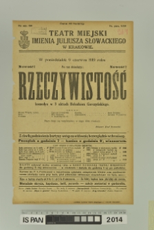 RZECZYWISTOŚĆ